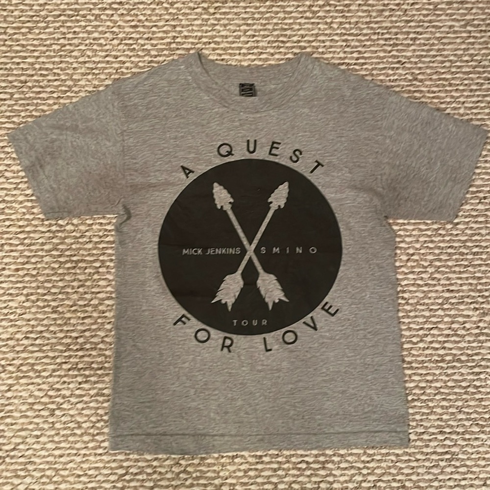 RARE Mick Jenkins X Smino Limited Edition "A Quest For Love" Tour T-Shirt Small